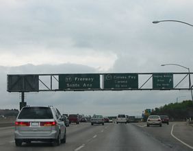I-210 south at I-10/SR 57-71 - San Dimas, CA