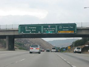 I-210 south at I-10/SR 57-71 - San Dimas, CA