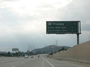 SR 210 west at I-210/SR 57 - 2002