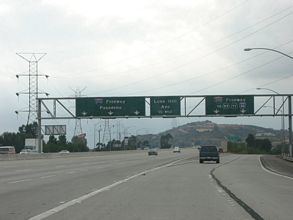 SR 210 west at I-210/SR 57 - 2002
