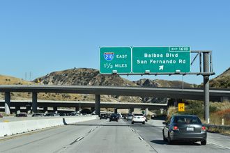 I-5 south at I-210 - Los Angeles, CA
