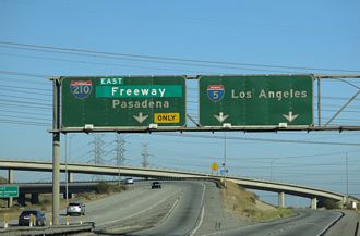 I-5 south at I-210 - 2007