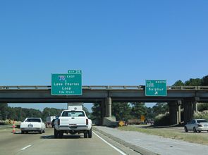 I-10 east at LA 108 - Sulphur 2003