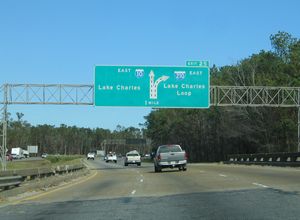 I-10/210 east split - Sulphur, LA 2006