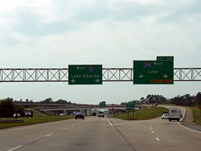 I-10/210 west split - Lake Charles, LA 2003