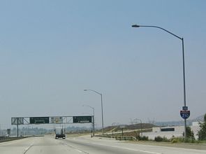 I-210 west at I-5 - Sylmar, Los Angeles, CA