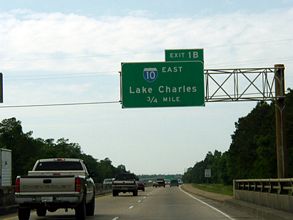 I-210 west at I-10 - Sulphur, LA 2003