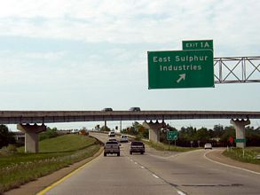 I-210 west at I-10 - Sulphur, LA 2003