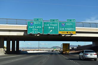 CC 215 east at I-15/215 - Enterprise, NV
