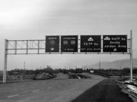 I-15 north at I-215/415 - Salt Lake Valley, UT
