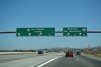 I-15 north at I-215 - Murrieta, CA