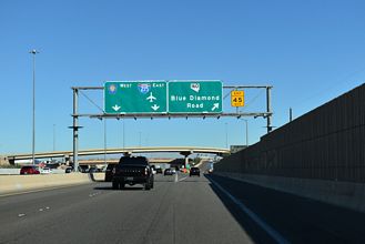 I-15 north at SR 160 west to Enterprise, Nevada