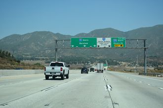 I-15 north at I-215 - Devore, CA