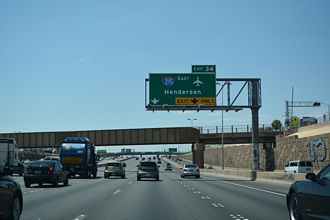 I-15 south at I-215/CC 215 - Paradise, NV