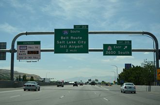 I-15 south at I-215 - North Salt Lake, UT