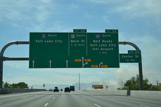 I-15 south at I-215 - North Salt Lake, UT