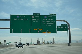I-15 south at I-215 - North Salt Lake, UT