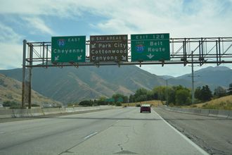 I-80 east at I-215 - 2016