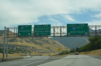I-80 east at I-215 - 2016