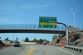 I-80 west at I-215 - Millcreek, UT