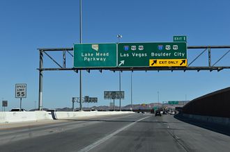 I-215 east at SR 564 (Lake Mead Parkway) east and Interstate 11
