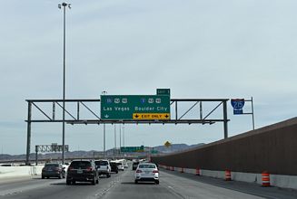 I-215 east at I-11 south and I-515 north at Henderson, NV