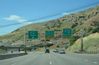I-215 north at I-80 - 2016