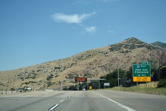 I-215 north at I-80 - Millcreek, UT