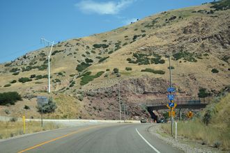 I-215 north at I-80 - Millcreek, UT