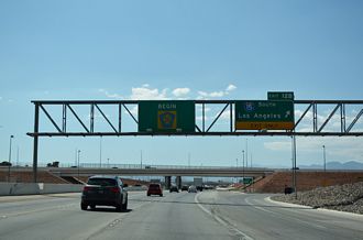 I-215 west at I-15/CC 215 - Enterprise, NV