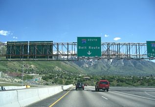 SR 186 east at I-80/215 - Salt Lake City, UT