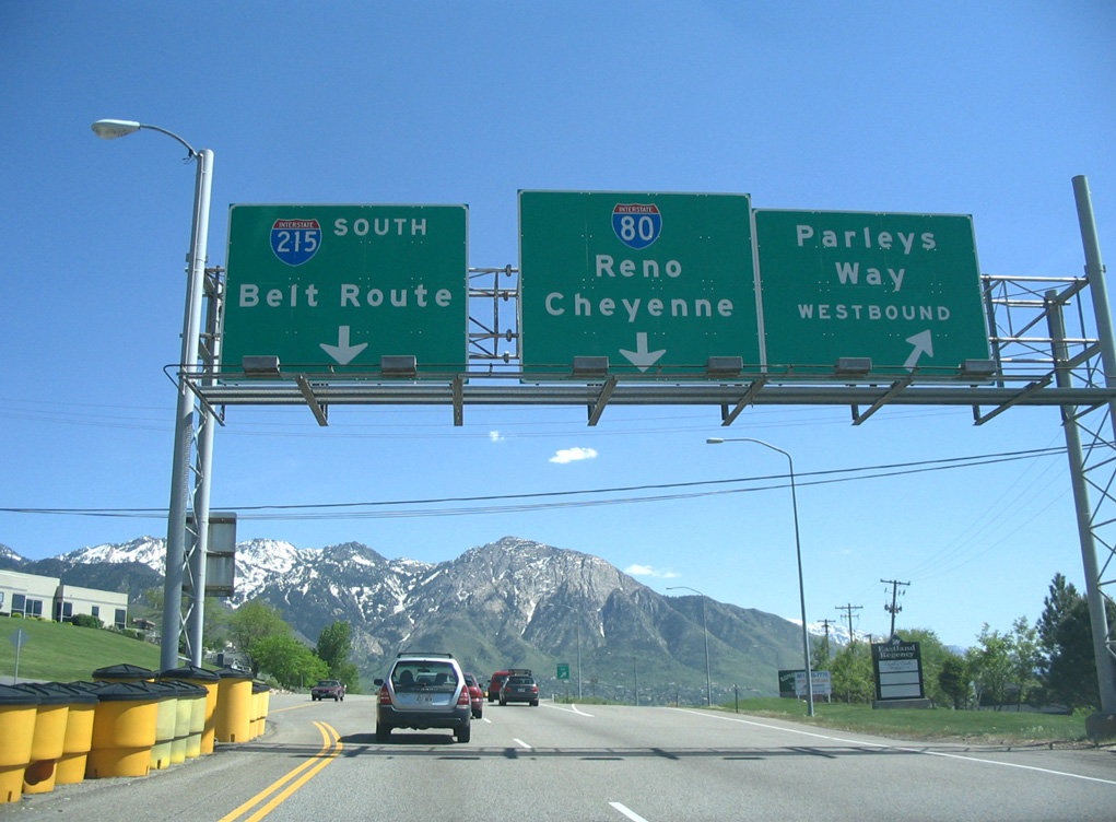 SR 186 east at I-80/215 - Salt Lake City, UT
