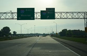 I-20 east at I-220 - Bossier City, LA