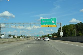 I-20 east at I-49-220/LA 3132 - Shreveport