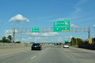I-20 East at Interstate 220 and Louisiana Highway 3132 in Baton Rouge