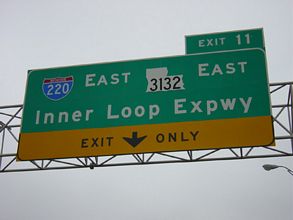 I-20 west at I-220/LA 3132 - 2002