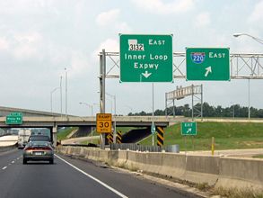 I-20 west at I-220/LA 3132 - 2003