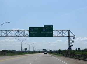 I-220 east at I-20 - Bossier City, LA