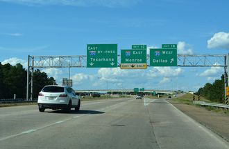 LA 3132 west at I-20/49/220 - Shreveport