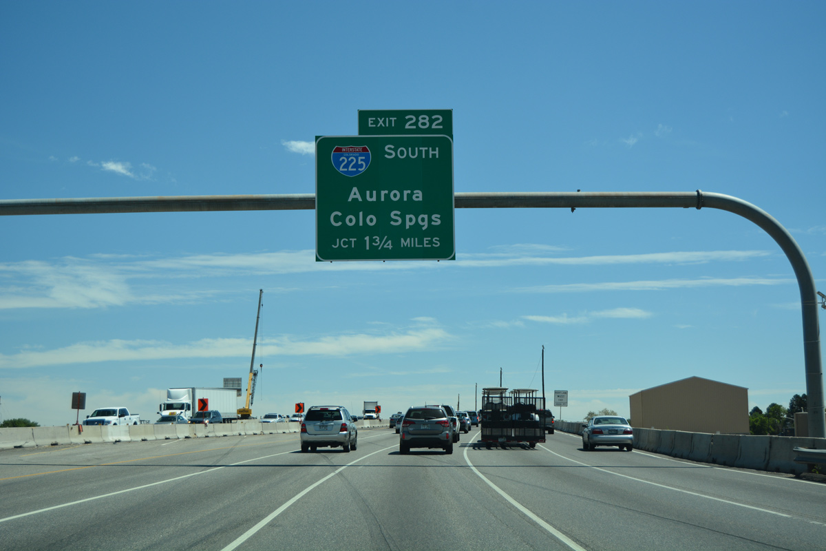 I-70 east at I-225 - Denver, CO
