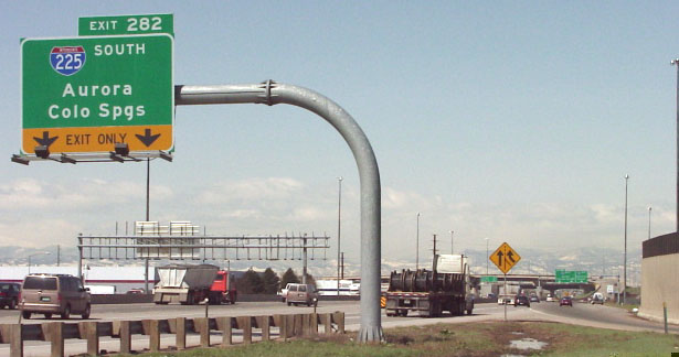 I-70 west at I-225 - 2001