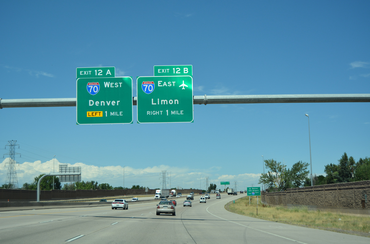 I-225 north at I-70 - Aurora, CO
