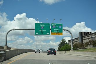 I-25 north at I-225 - Denver, CO