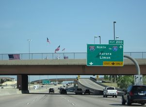 I-25 north at I-225 - Denver, CO