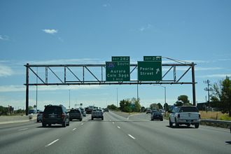 I-70 east at I-225 - Denver, CO