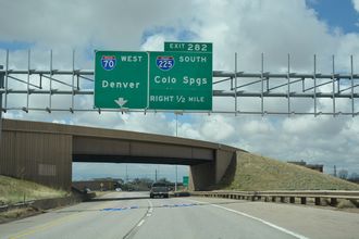 I-70 west at I-225 - Aurora, CO