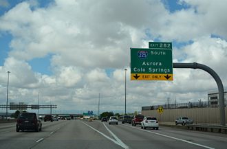 I-70 west at I-225 - Aurora, CO