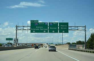 I-70 west at I-225 - Aurora, CO