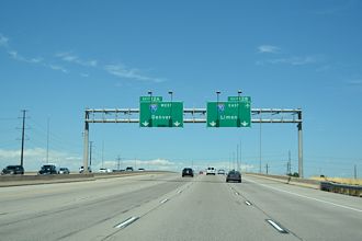 I-225 north at I-70 - Aurora, CO