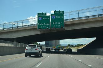 I-225 south at I-25 - Denver, CO
